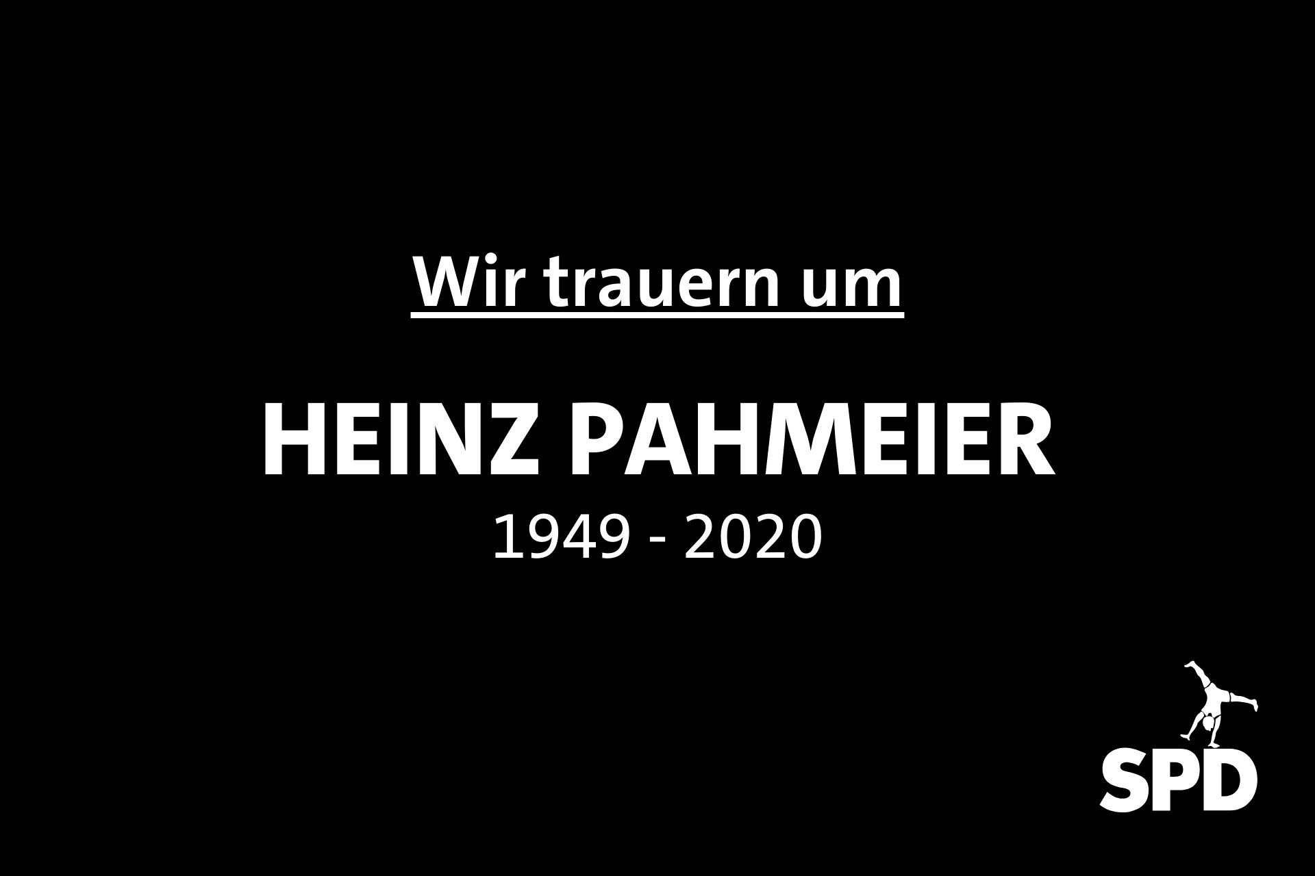 Wir trauern um Heinz Pahmeier